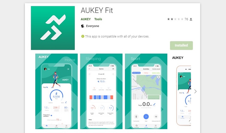 aukey fit play store